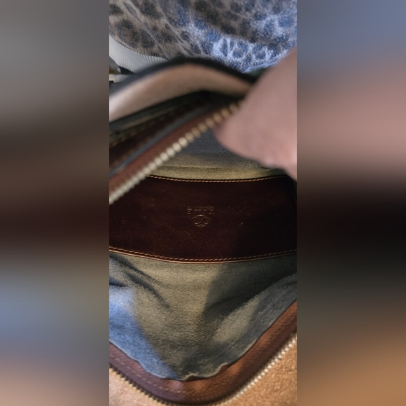 Womens Full Grain Italian Leather Tote Bag - Jeanne d'Arc - Picture 6 of 11